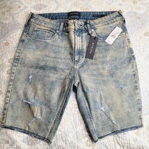 PacSun 30W Men's Distressed Blue Jean Shorts